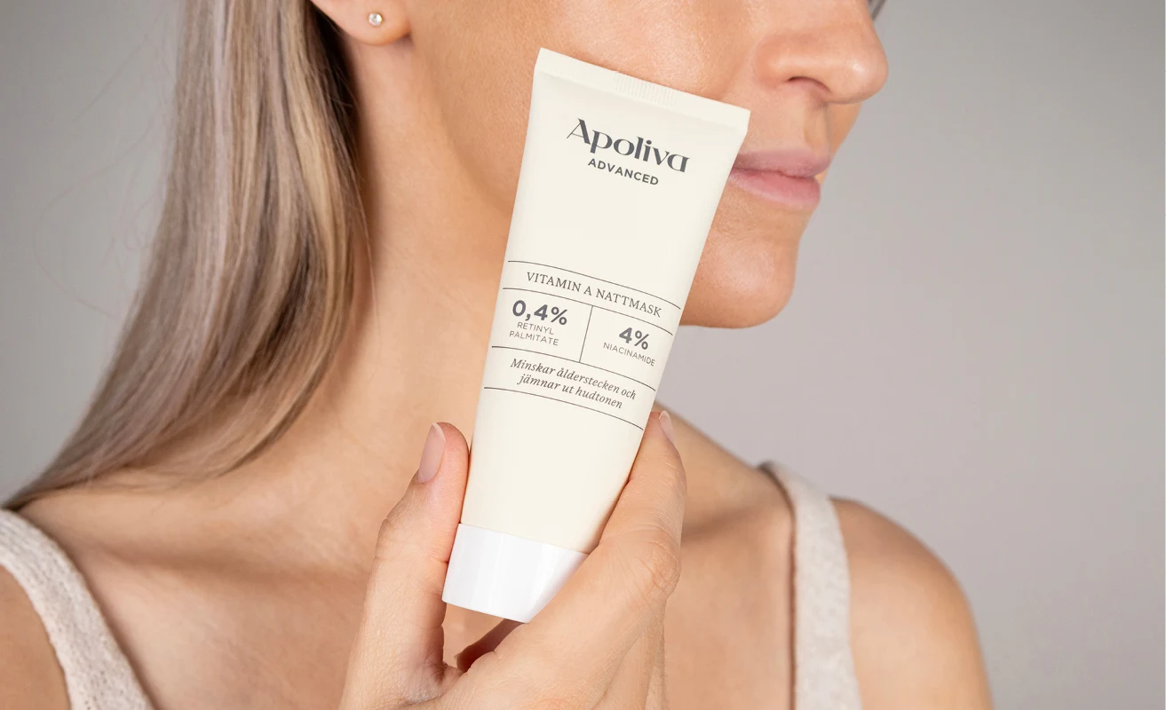 Apoliva Advanced vitamin A nattmask.