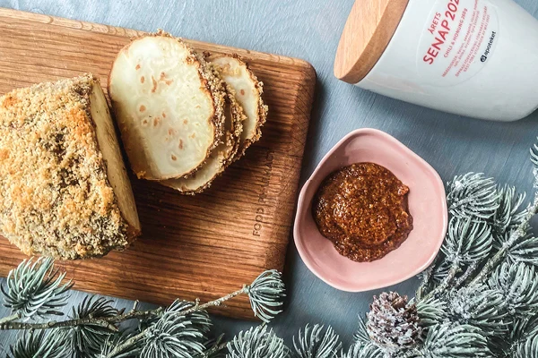 Senapsgriljerade rotselleri.