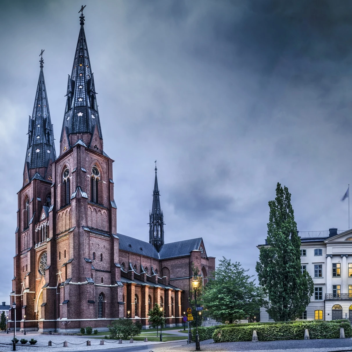 Uppsala domkyrka.