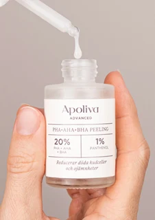 Apoliva Advanced PHA-AHA-BHA peeling serum.