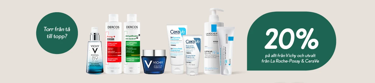 Vichy CeraVe och LRP 20%