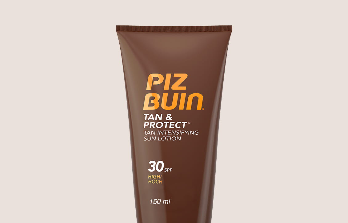 Piz Buin Tan & Protect Tan Intensifying Lotion SPF 30.