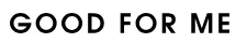 Logotyp för Good For Me.