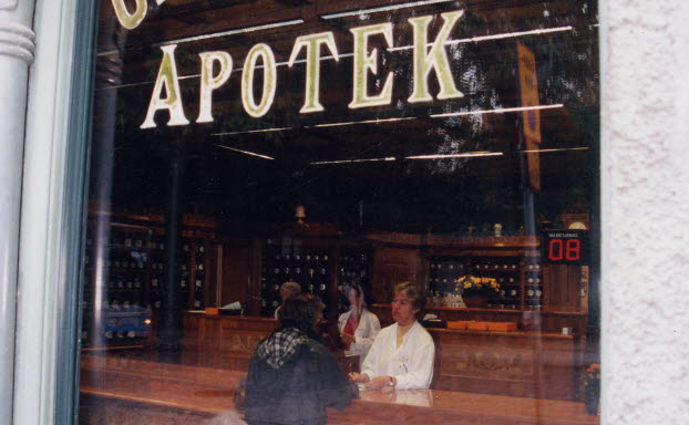 Kulturapoteket Svanen i Lund, 1988. Foto: Annette Öhman