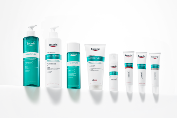 Eucerin dermopure hudvård mot akne