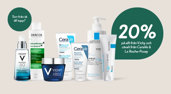 Vichy CeraVe och LRP 20%