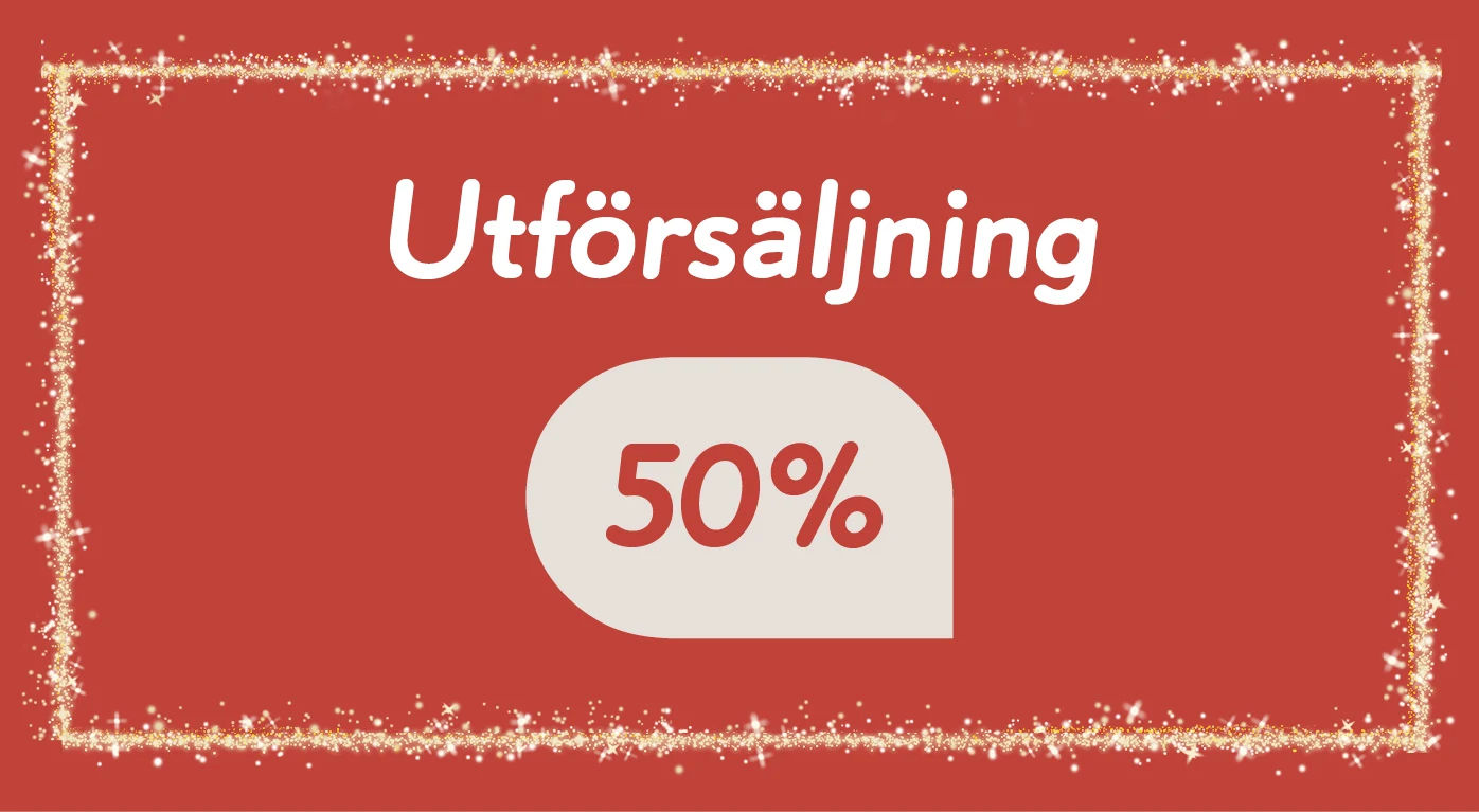 Utförsäljning 50%