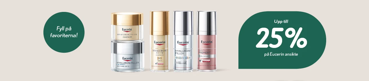 Eucerin upp till 25%