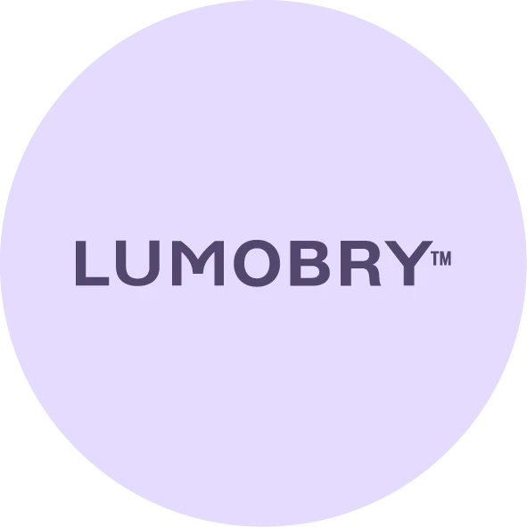 En logotyp för varumärket Lumobry.