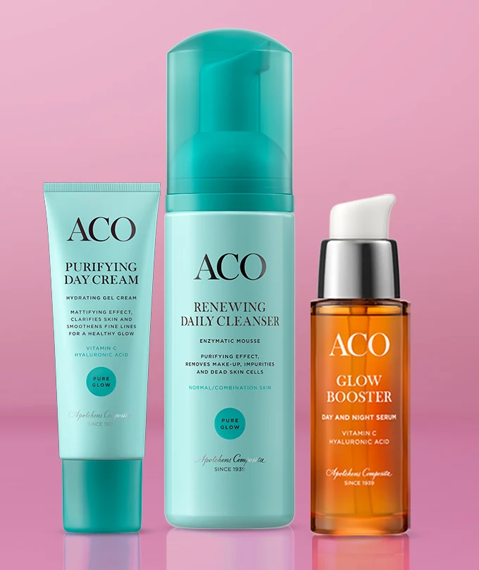 Produkter från aco. 