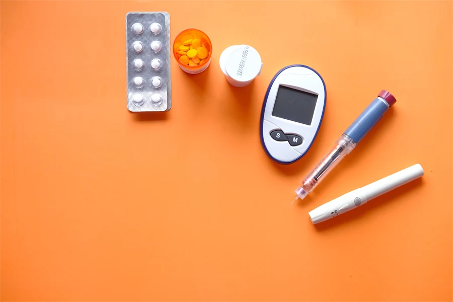 Diabetes hjälpmedel.