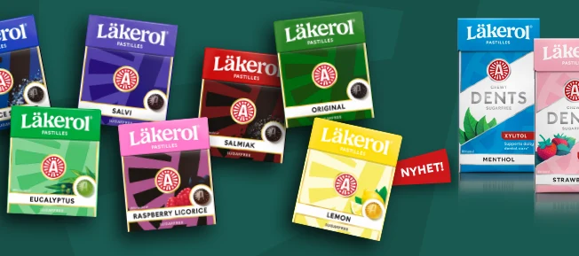 Produkter från läkerol