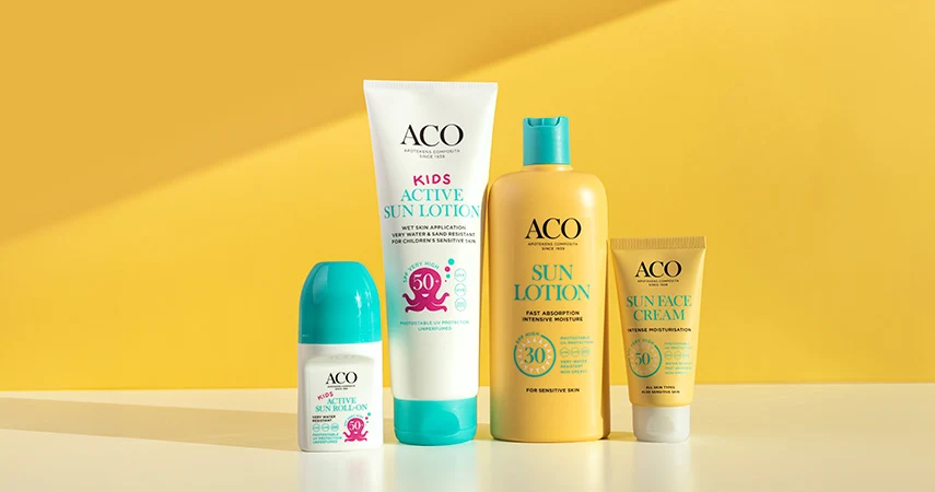 sun lotion från aco.