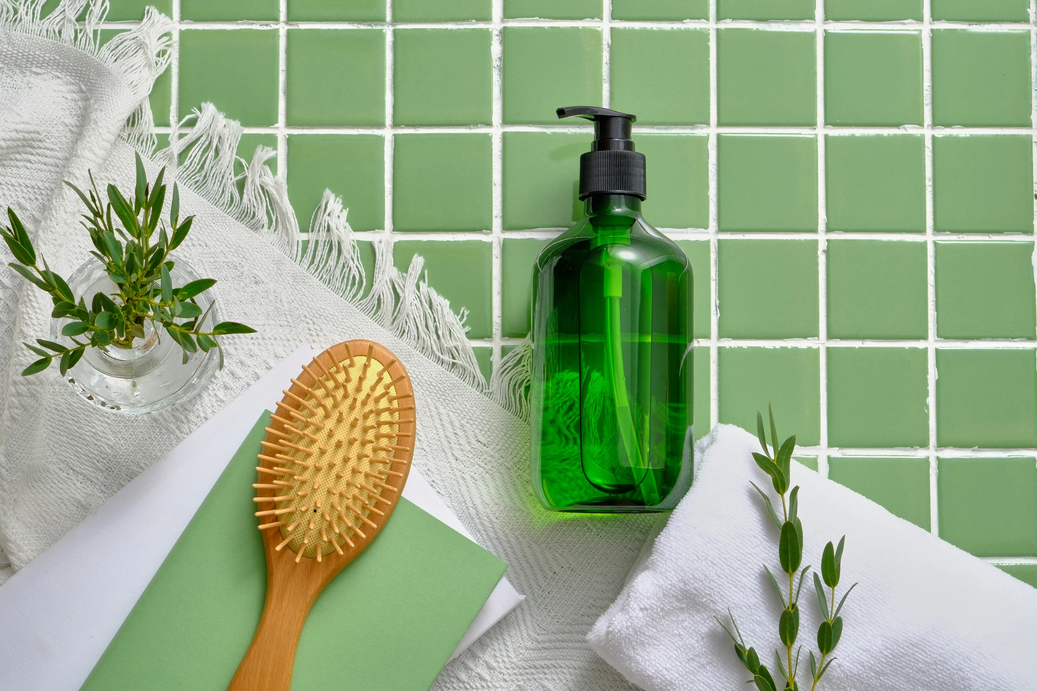 Rengöring av hårborste.