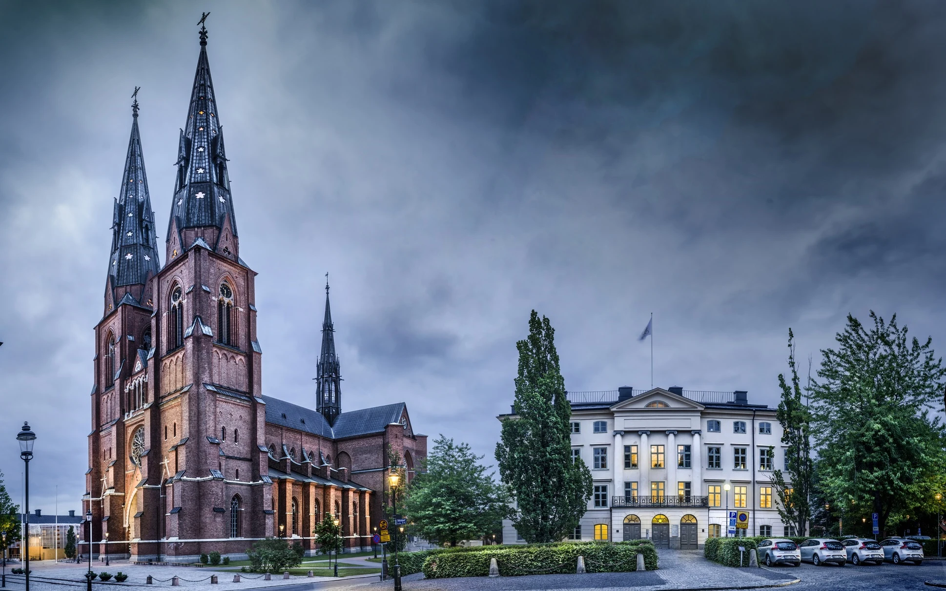Uppsala domkyrka.