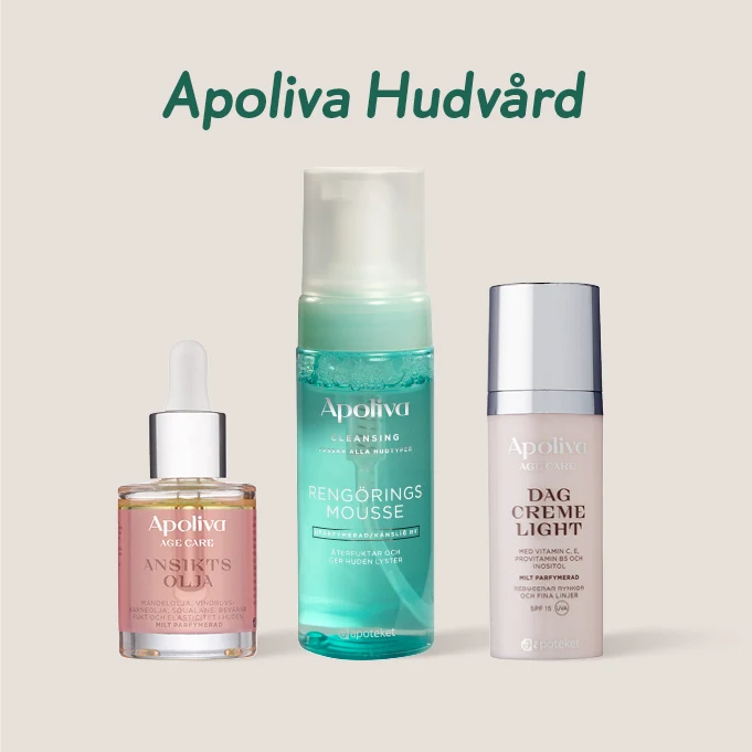 Apoliva hudvård.