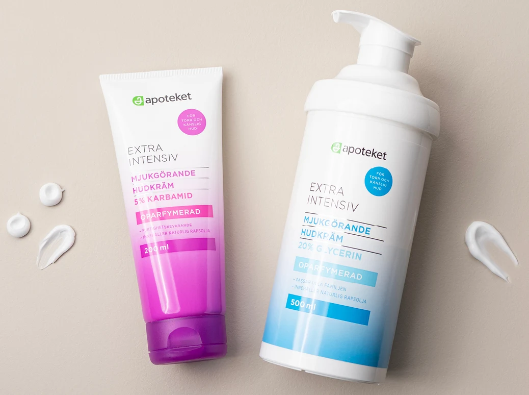 Extra Intensiv hudkrämer.