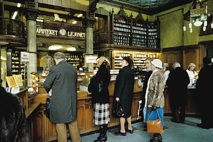 Ett gammalt apotek. 