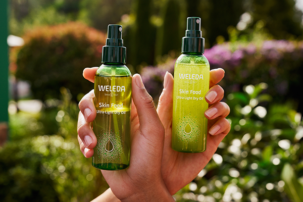 Produkter från weleda skin food.