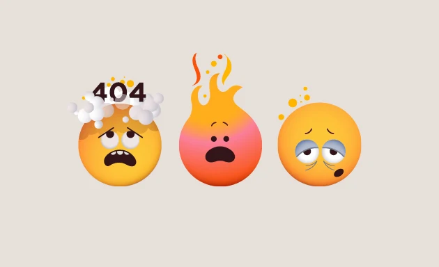 Tre emojis som symboliserar olika humör och känslor under klimakteriet