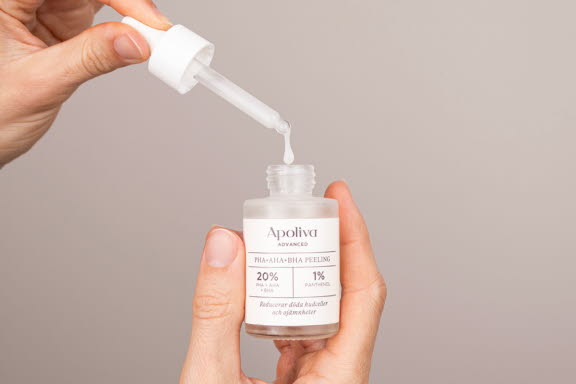 Apoliva Advanced syrapeeling.