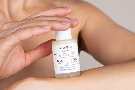 Apoliva Advanced retinol serum.